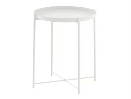 Soffbord, Marcus, 45cm ø, vit